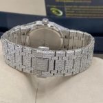 Audemars Piguet Men's Silver and White Watch - Image 5
