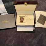 Audemars Piguet Men's Gold and Brown Watch - Image 2