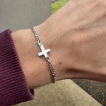 Silver cross bracelet - Image 6