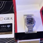 Cartier Men's Silver and Grey Watch - Image 2