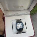 Cartier Men's Grey and Silver Watch - Image 2