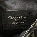 Christian Dior black & gray monogram saddle bag - Image 3