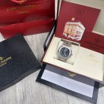 Patek Philippe Men's Silver and Grey Watch - Image 2