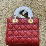 Red Dior Lady Dior handbag - Image 2
