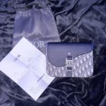Dior Oblique blue crossbody bag