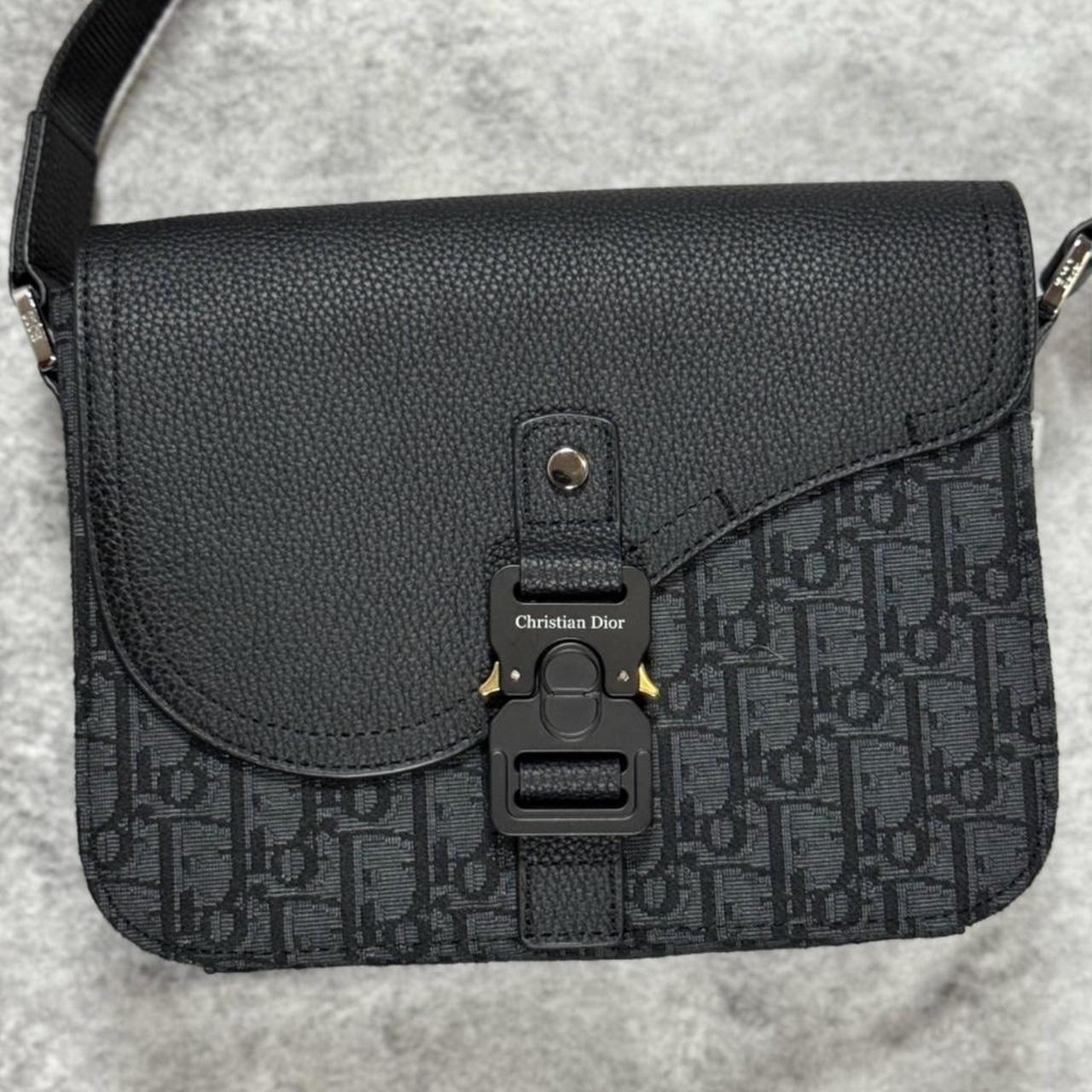 P0 Black Christian Dior saddle bag - Image 1