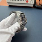 Cartier Men's Silver and Grey Watch - Image 3