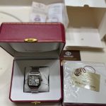 Cartier Men's Silver and Pink Watch - Image 2