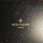 Patek Philippe Men's Silver and Blue Watch - Image 4
