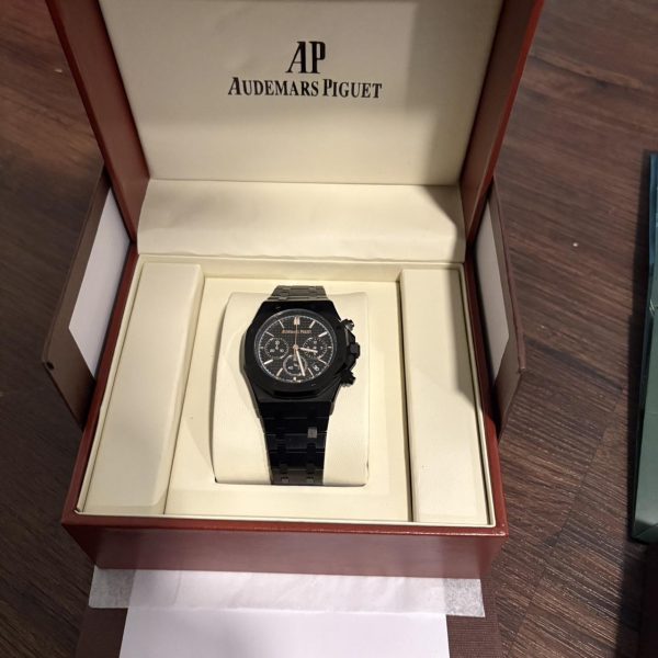 Audemars Piguet Men's Black and Brown Watch