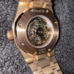 Audemars Piguet Men's Gold and Brown Watch - Image 4