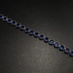 DARK BLUE UNISEX GEM BRACELET - Image 3