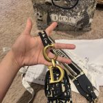 Dior Embroided Saddle Bag - Image 6