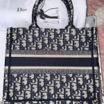 Ecru and Blue Dior Oblique Embroidery - Image 5