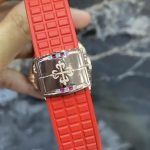 Patek Philippe Men's Red and Pink Watch - Image 4