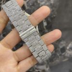 Patek Philippe Men's Silver and Grey Watch - Image 4