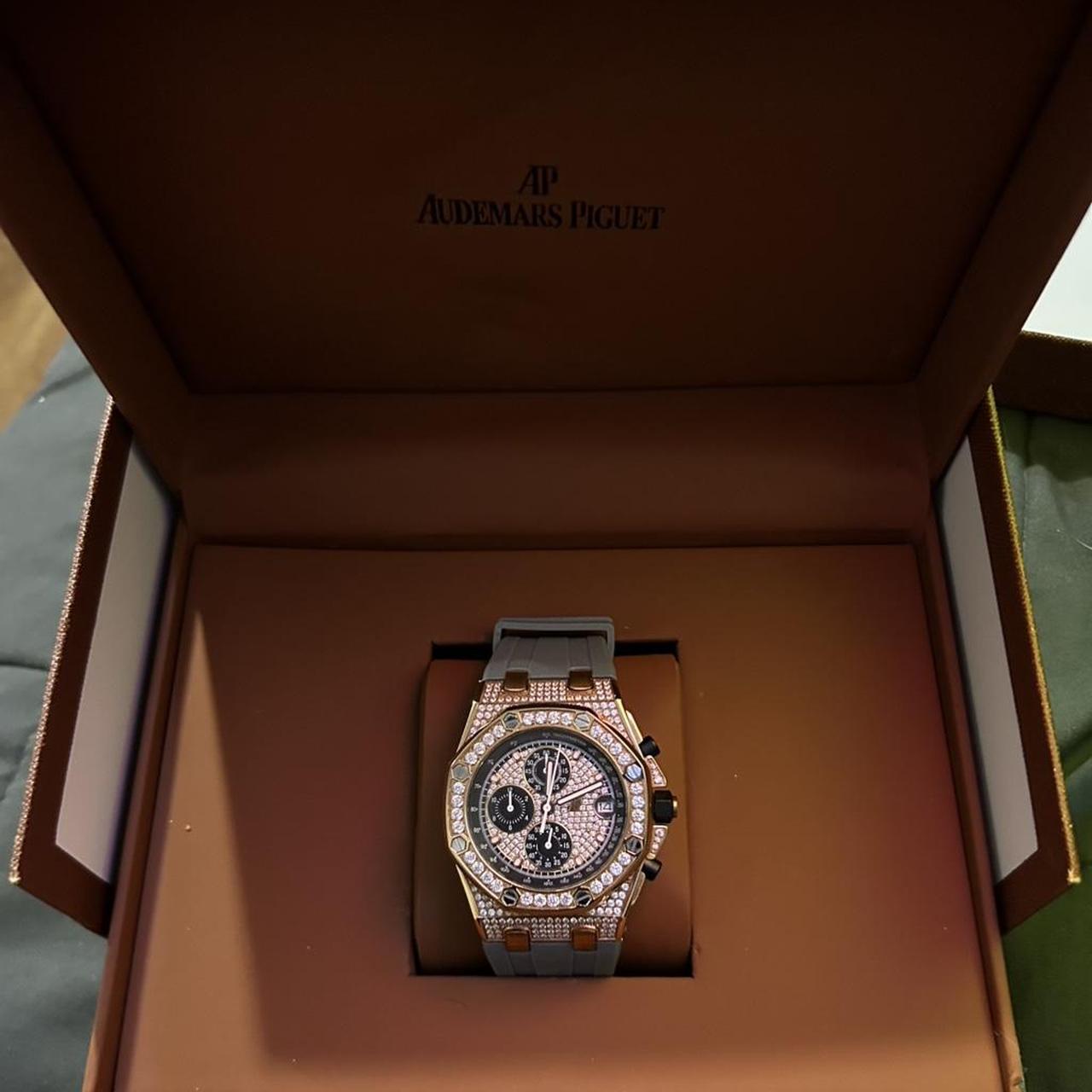 P0 Audemars Piguet Men's Brown and Gold Watch - Image 1