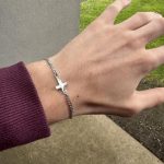 Silver cross bracelet - Image 3