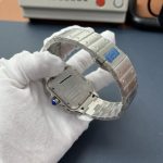 Cartier Men's Silver and Grey Watch - Image 5
