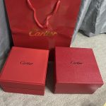 Cartier Men's Silver and Grey Watch - Image 6