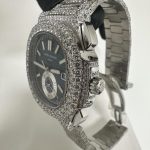Patek Philippe Men's Silver and Grey Watch - Image 4