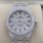 Audemars Piguet Men's Silver and White Watch - Image 2
