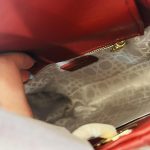 Red Dior Lady Dior handbag - Image 5