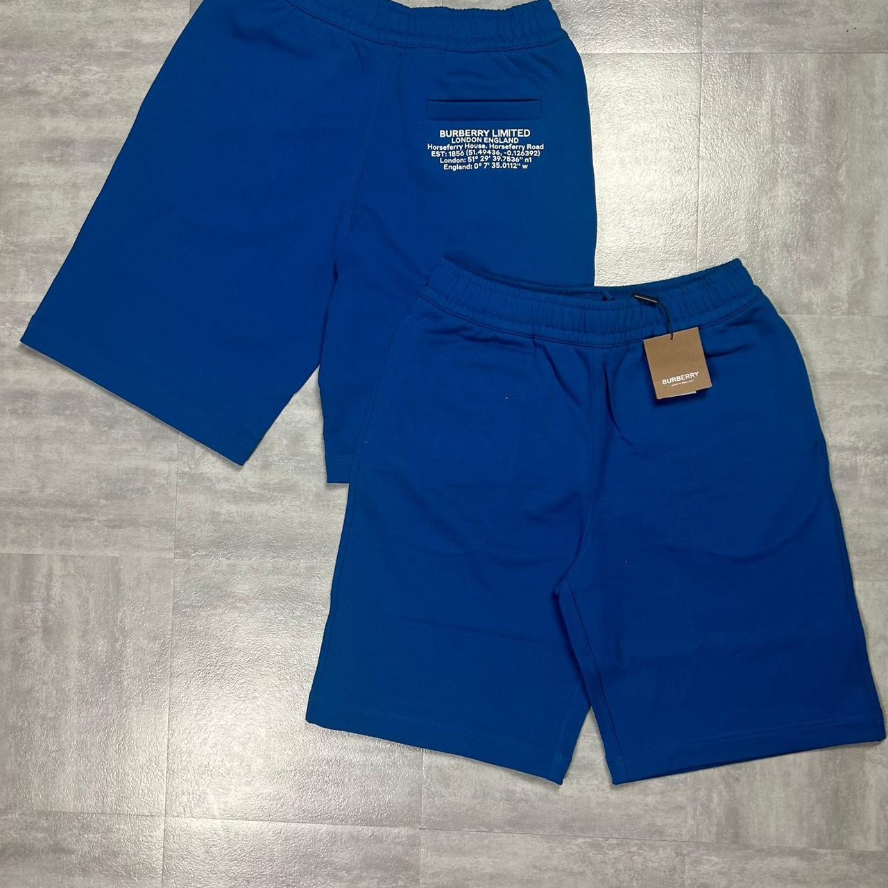 P0 Burberry Men's Blue Shorts - Image 1