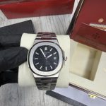 Patek Philippe Men's Silver and Grey Watch - Image 3