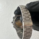 Patek Philippe Men's Silver and Grey Watch - Image 5