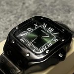 Cartier Men's Black and Green Watch