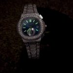 Patek Philippe Men's Silver and Grey Watch - Image 7