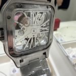 Cartier Men's Silver and Pink Watch - Image 7