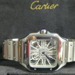 Cartier Men's Silver and Gold Watch