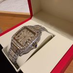 Cartier Men's Silver and Gold Watch