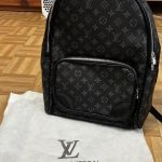 Louis Vuitton black monogram backpack