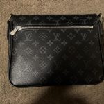 Louis Vuitton men’s black messenger bag